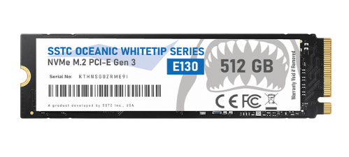 SSD SSTC OCEANIC WHITETIP E130 512GB NVME M.2